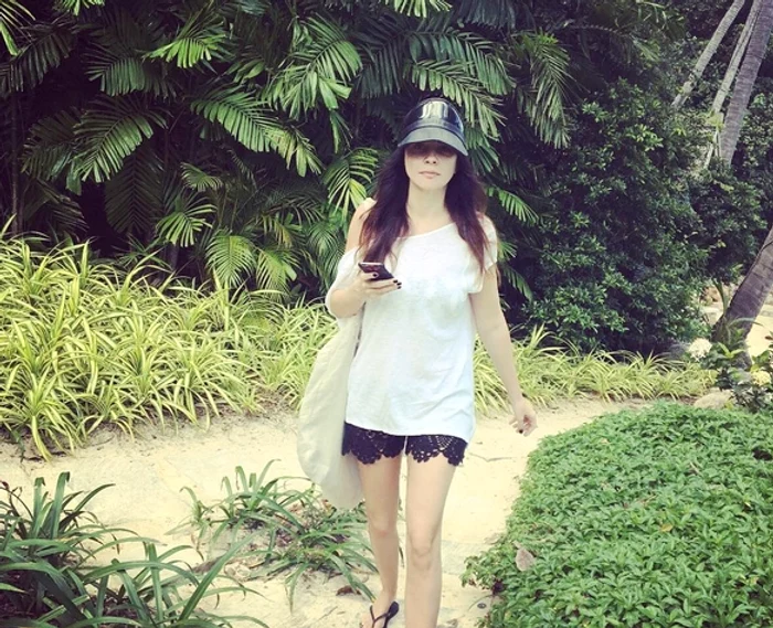 Adelina Chivu, relaxare în Thailanda