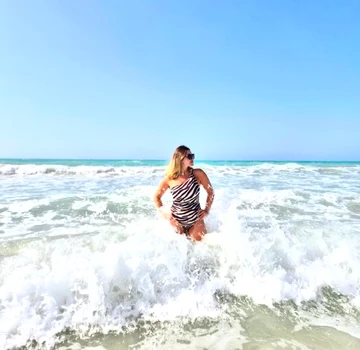 Ela Crăciun, în vacanță în Dubai foto: arhiva personală 