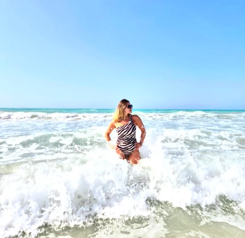Ela Crăciun, în vacanță în Dubai foto: arhiva personală 