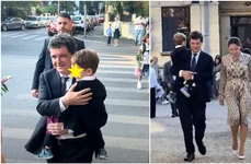 Nicușor Dan cu Gabriela Grădinaru și Antim în prima zi de școală   capturi de ecran jpg