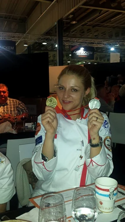 Simona Pope, la Cupa Mondială de Gastronomie din Luxemburg