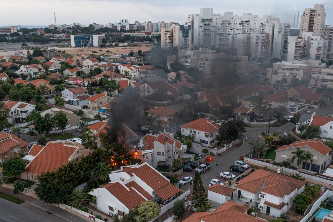 Atac cu rachete dinspre Gaza spre Israel FOTO Profimedia