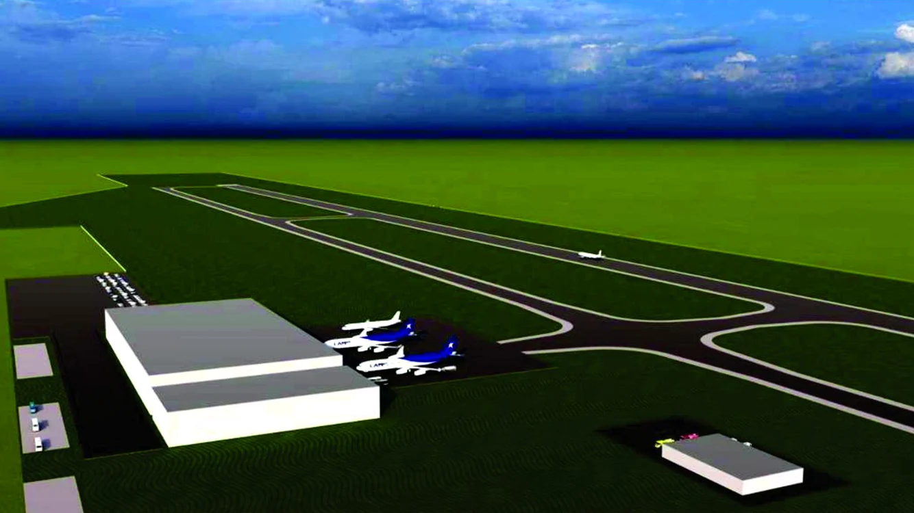 Aeroportul va f construit în zona Braniștea-Schela FOTO: CJ Galați