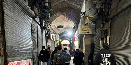 Marele bazar din Teheran, închis în urma protestelor FOTO profimedia jpg