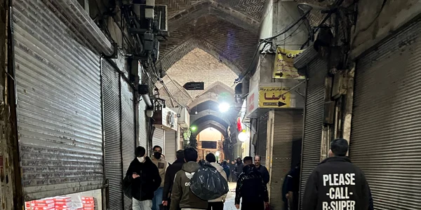 Marele bazar din Teheran, închis în urma protestelor FOTO profimedia jpg
