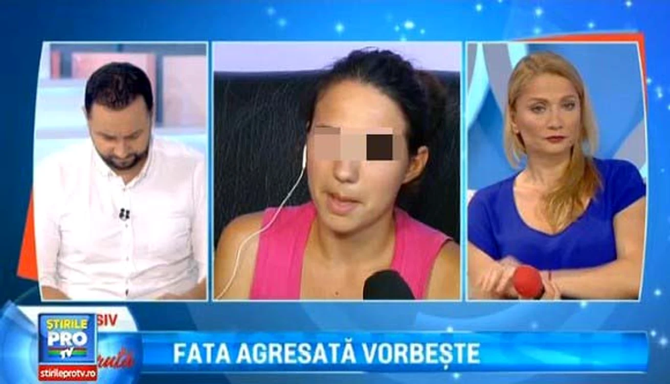 Tânăra violată de 7 bărbaţi a vorbit în cadrul emisiunii lui Cătălin Măruţă despre drama prin care trece