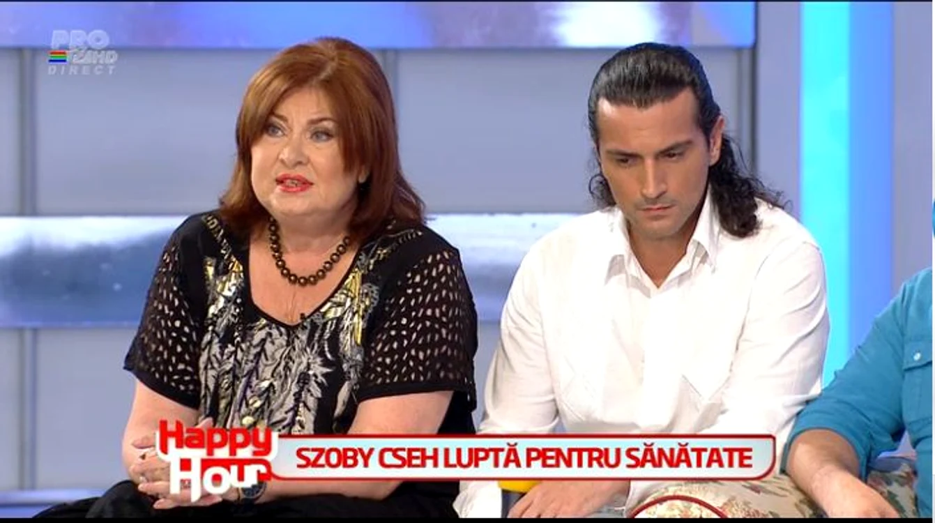 Florina Cercel şi Bogdan Jianu îl susţin pe Szoby Cseh, în lupta pentru viaţă (captură: PRO TV)