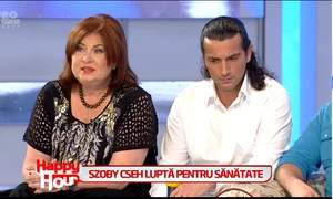 Florina Cercel şi Bogdan Jianu îl susţin pe Szoby Cseh, în lupta pentru viaţă (captură: PRO TV) jpeg