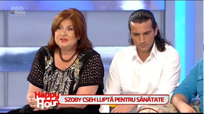 Florina Cercel şi Bogdan Jianu îl susţin pe Szoby Cseh, în lupta pentru viaţă (captură: PRO TV)