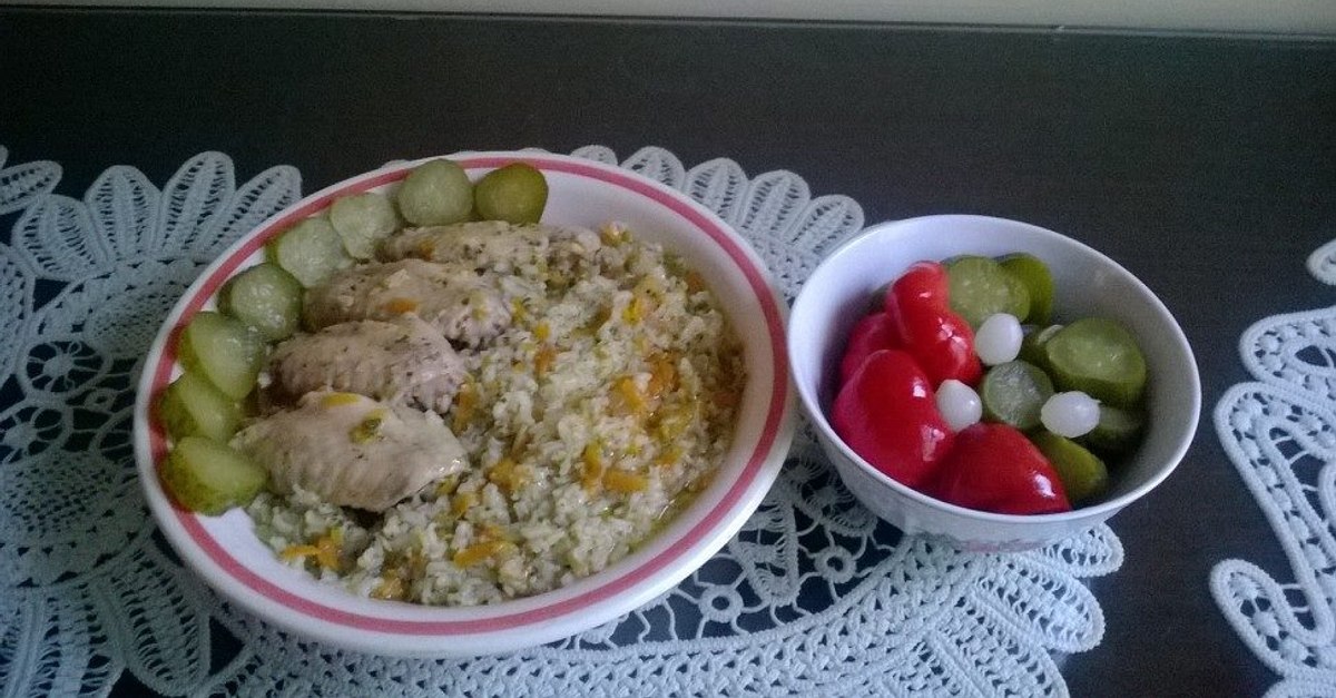 Pilaf cu aripioare de pui Felicia Vanea