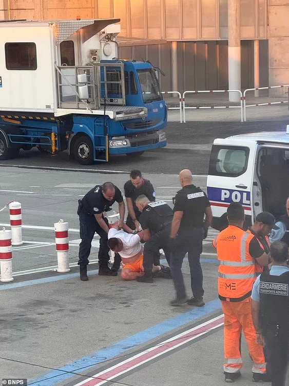 Bărbatul a fost reținut în Toulouse / foto: Daily Mail