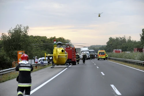 Accident Ungaria Budapesta FOTO Mihádák Zoltán/MTI