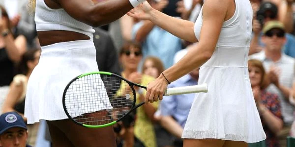 Serena Williams Simona Halep în finală la Wimbledon 2019 FOTO Guliver / Getty Images / Clive Brunskill