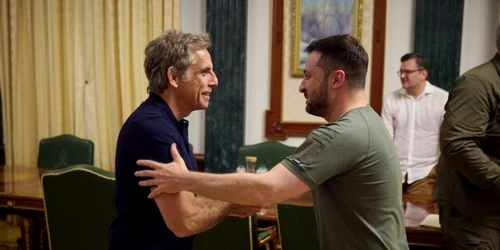 Ben Stiller s-a întâlnit cu Volodimir Zelenski foto Serviciul de presă al Președinției ucrainene