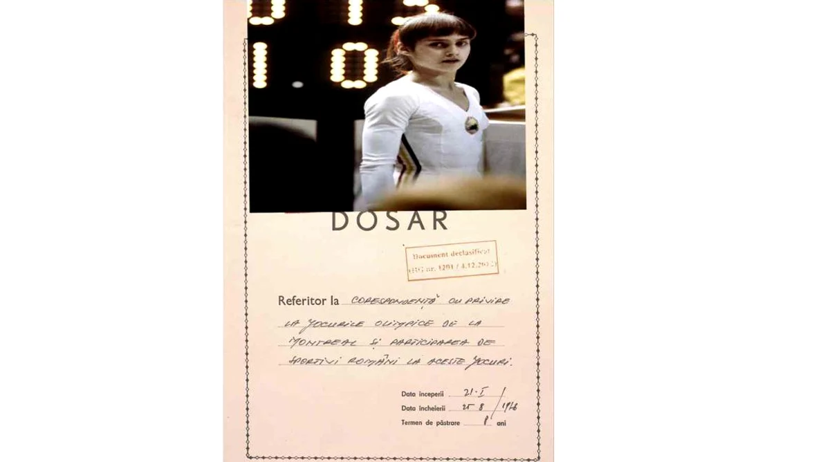  45 de ani de la primul 10 în gimnastica olimpică  Ce transmitea Securitatea în țară despre performanța Nadiei Comăneci jpeg