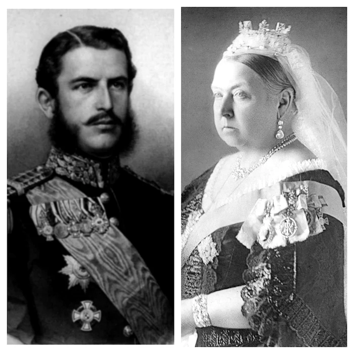 Regele Carol I și Regina Victoria FOTO Romaniaregala.ro