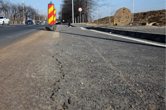 Așa arată breteaua care dă înspre Pipera Fotografii: Florin Șuler