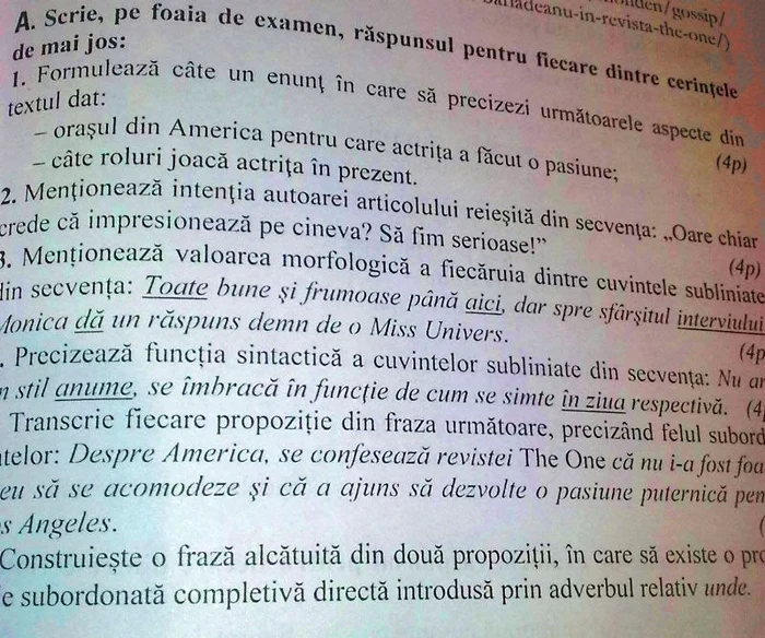 Cerinţele bizare ale testului pentru Evaluarea Naţională 2015 i-au revoltat pe părinţi