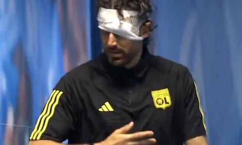 Staff ul lui Olympique Lyon, atacat la Marseille (Twitter X) jpg