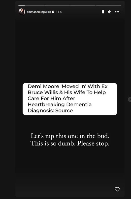Mesajul publicat de Emma pe Instagram
