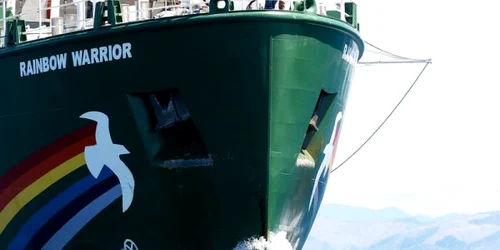 Rainbow Warrior nava-fanion Grenpeace vine la Constanţa Sursa Greenpeace