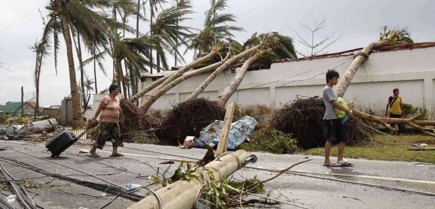 Dezastrul făcut de Taifunul Haiyan în Filipine foto reuters