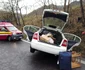 Accident pe Valea Oltului la Racoviţa - Vâlcea pe DN7 cu două victime - una încarcerată Foto Adevărul