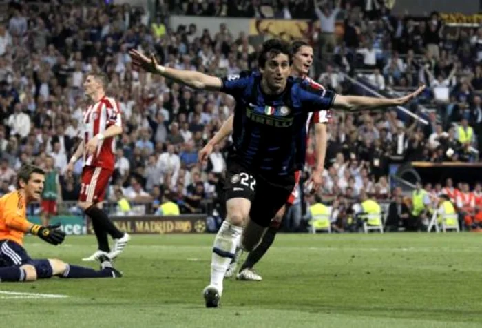 
    Diego Milito şi-a atins vârful carierei la 30 de ani EPA  
