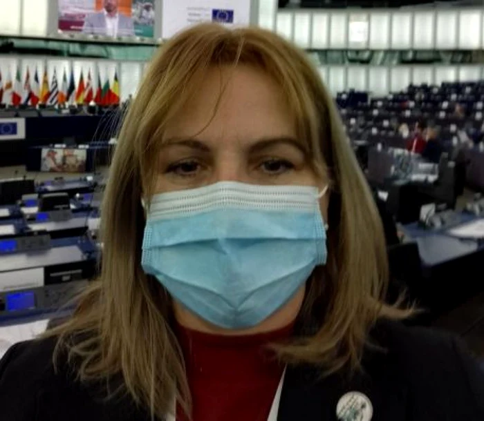 Daniela Dumitru, la Conferinţa privind viitorul Europei Foto: Daniela Dumitru