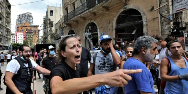 Proteste în Beirut Liban FOTO EPA=EFE