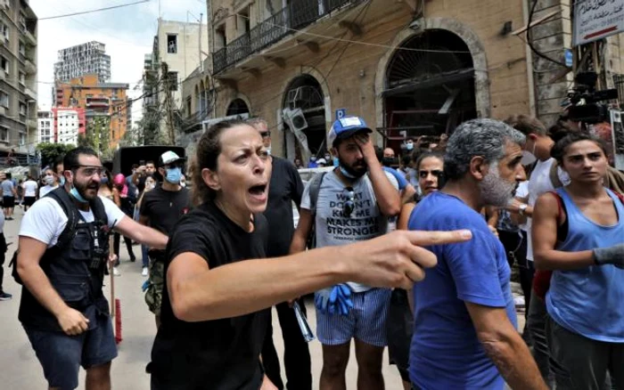 Proteste în Beirut Liban FOTO EPA=EFE