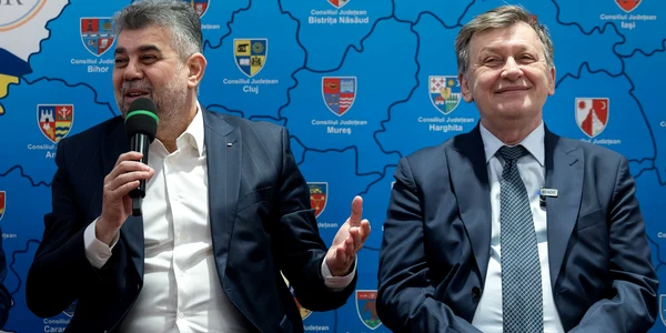 Marcel Ciolacu și Crin Antonescu FOTO gov.ro