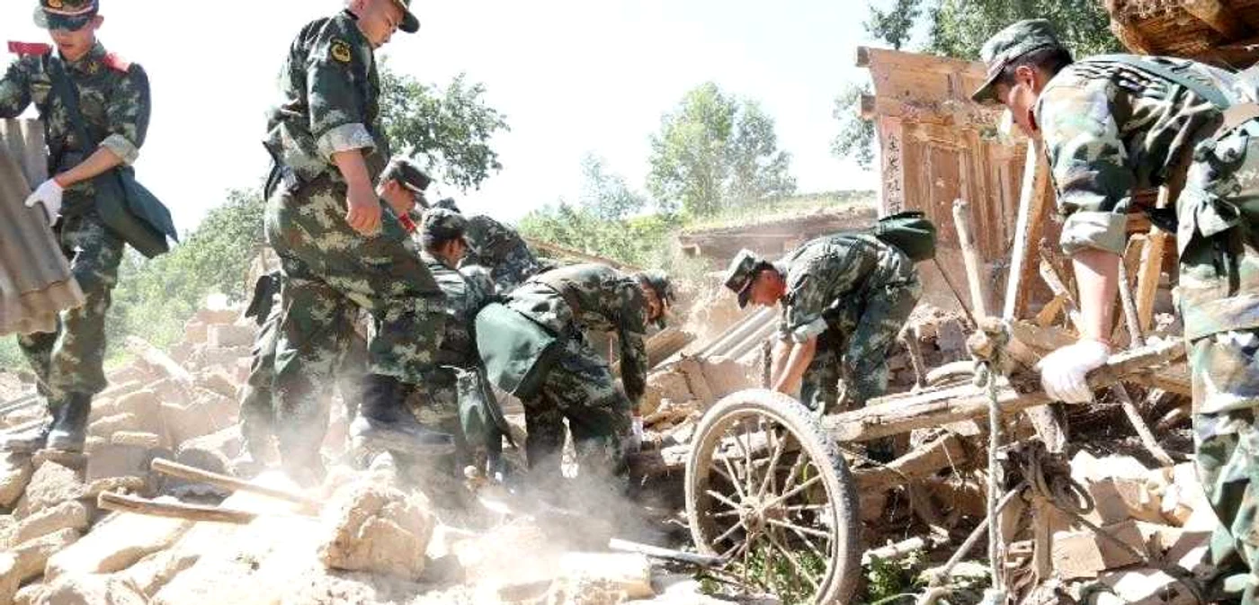 Operatiuni de salvare după cutremurul din China