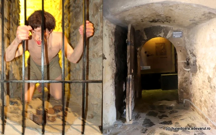 Poarta și interiorul închisorii. Foto: Daniel Guță. ADEVĂRUL