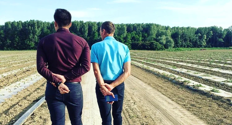 Tânărul din Iași care a ales agricultura și nu regretă/ sursa Facebook