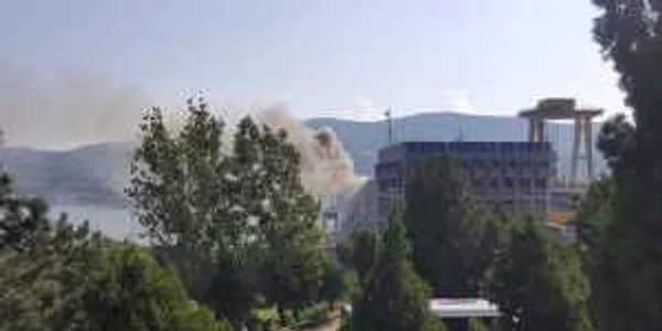 Incendiu Portile de Fier FOTO Facebook Nicolae CB