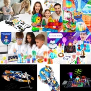 Jucării educative de top pentru copii – Cadouri de Crăciun care dezvoltă imaginația, inteligența și curiozitatea Colaj jpg