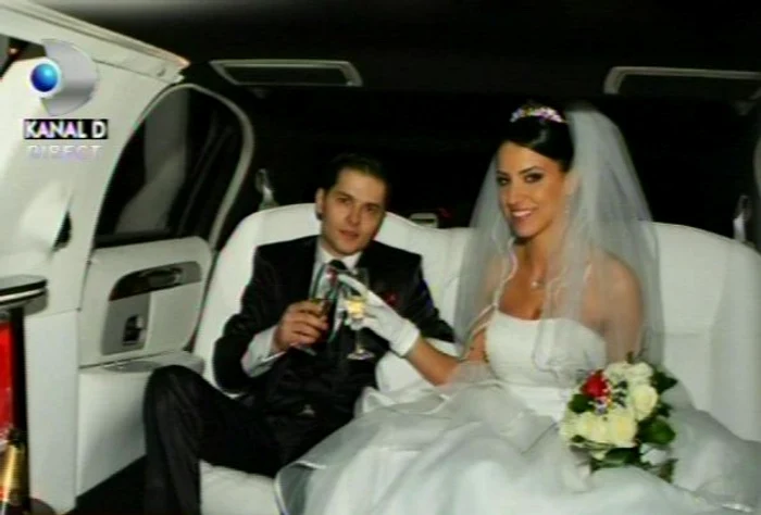 Nunta Adelinei Pestriţu cu Liviu Vârciu (Foto: captură video Kanal D)