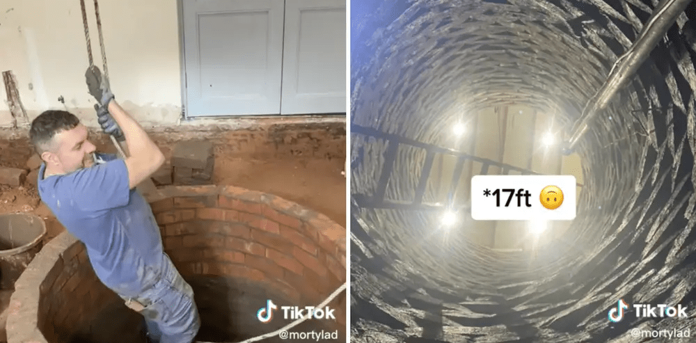 Comoara descoperită de un britanic sub casa sa: o fântână veche de câteva secole VIDEO