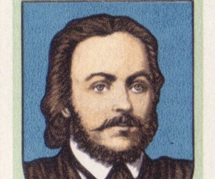 Gheorghe Lazăr - timbru poștal. FOTO arhivă