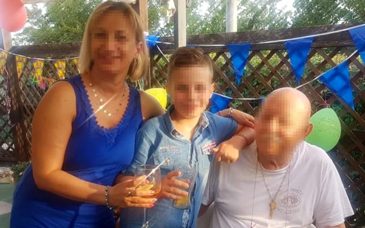 Italianul, testat pozitiv cu coronavirus, alături de familia sa Foto:Arhivă personală