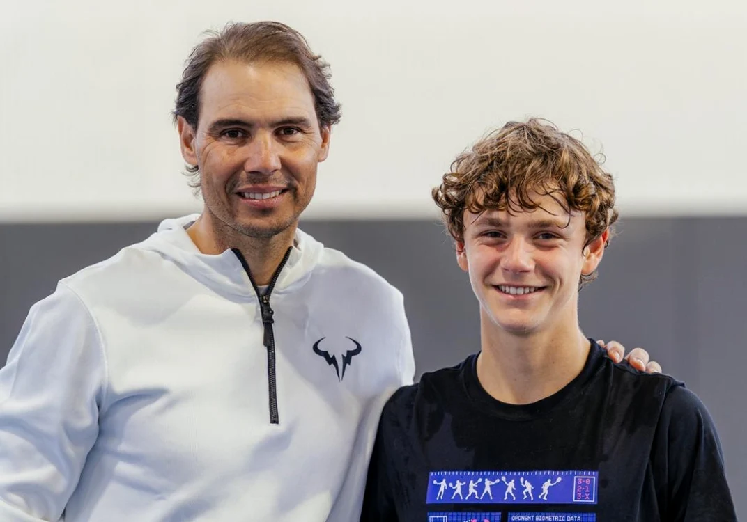 Matei Chelemen, alături de legendarul Rafa, acum câteva zile   FOTO Colecția personală