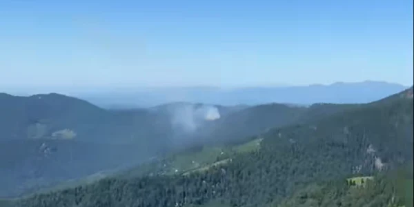 incendiu muntii tibles FOTO Captura video