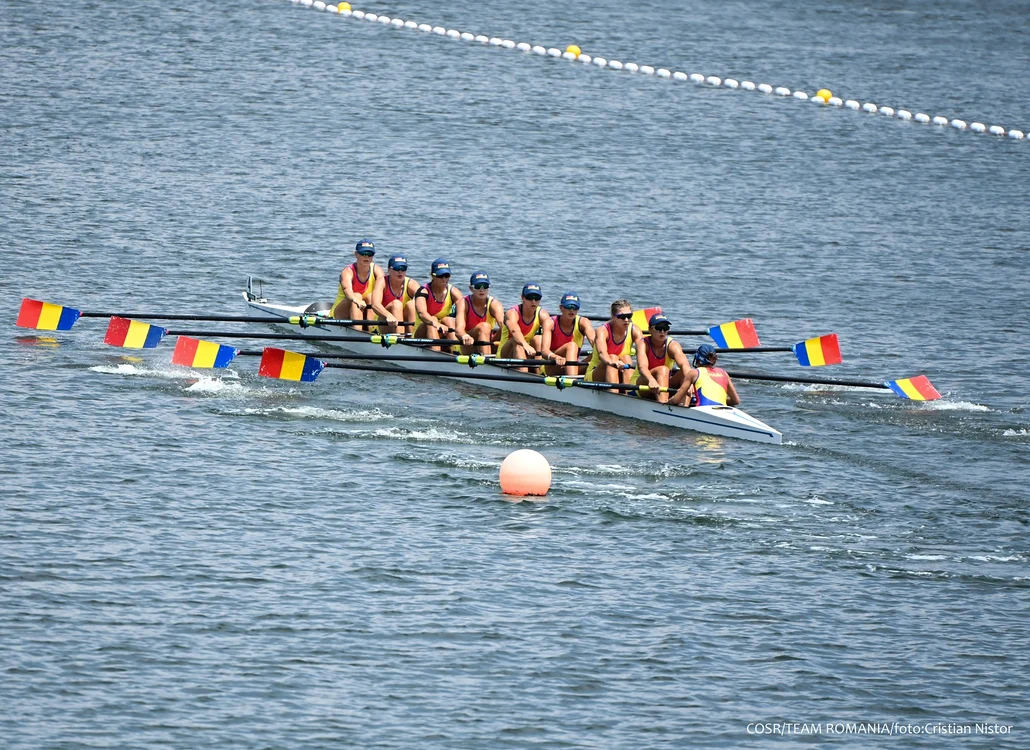 Barca feminin de 8+1 n-a izbutit să repete evoluția din recalificăriFoto: COSR / Team România / Cristi Nistor