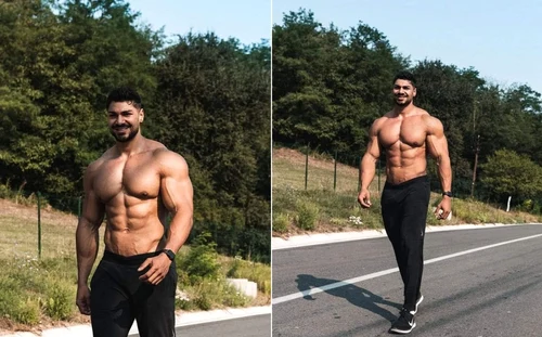 Culturistul vâlcean Andrei Deiu stabilit în Anglia - românul cu cei mai mulţi urmăritori pe Instagram - exerciţii cardio Foto Facebook