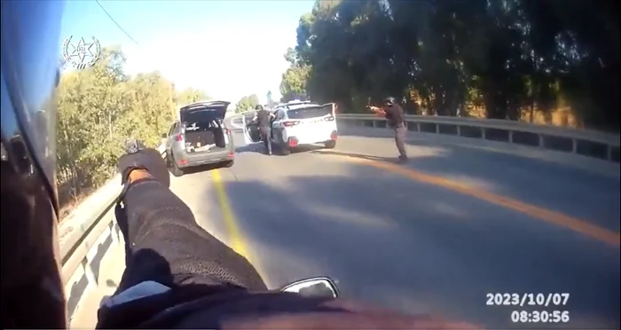 Teroriști Hamas, vânați în Israel. FOTO: Captură Video / Twitter