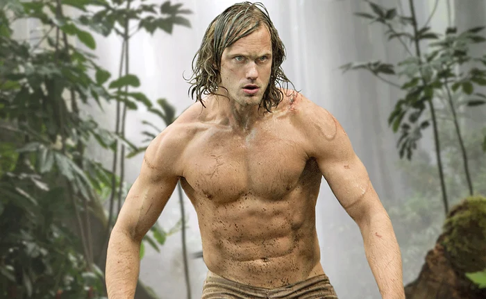 Alexander Skarsgard are 1,95 m înălţime şi a pus aproape 10 kilograme de masă musculară în doar opt luni de filmăriFoto: Guliver/Splashnews