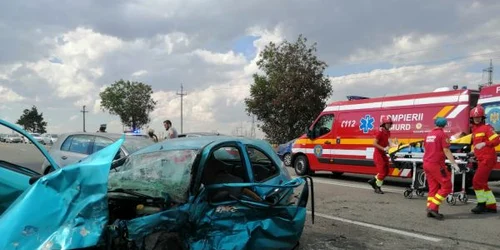Accident rutier Ovidiu FOTO IPJ Constanta