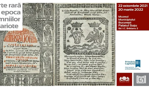 Expoziție de „carte rară din epoca domniilor fanariote”, la Muzeul Municipiului București jpeg