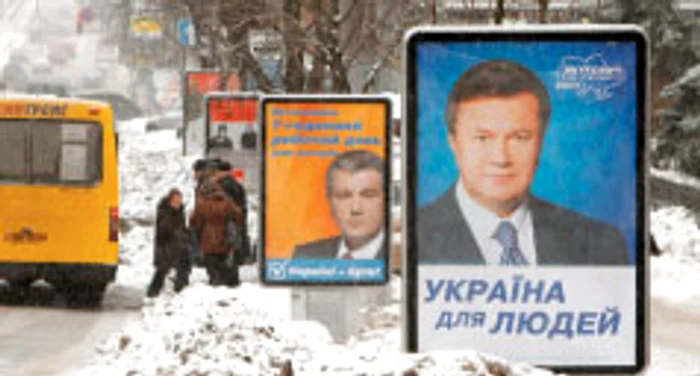 Kievul, împânzit de afişe electorale